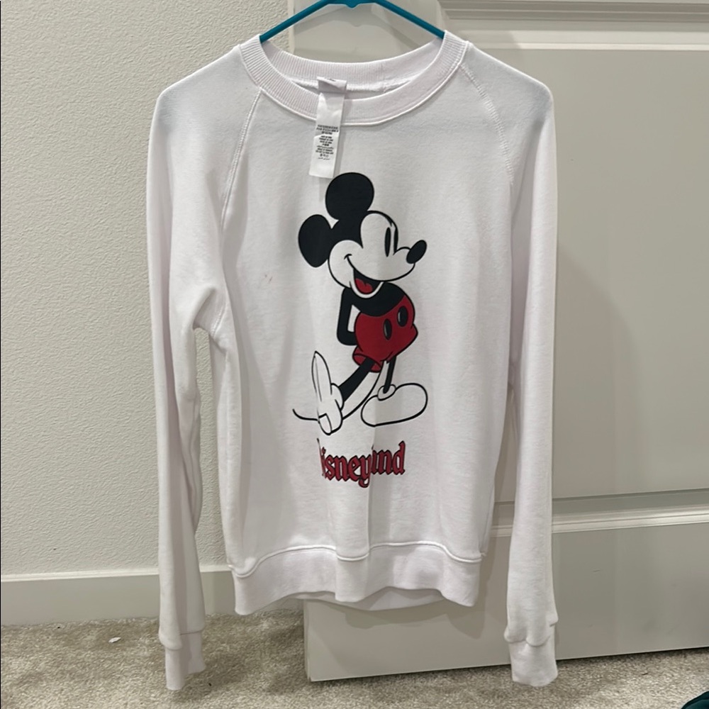 Last Chance!! Disney White Mickey Mouse Sweatshirt